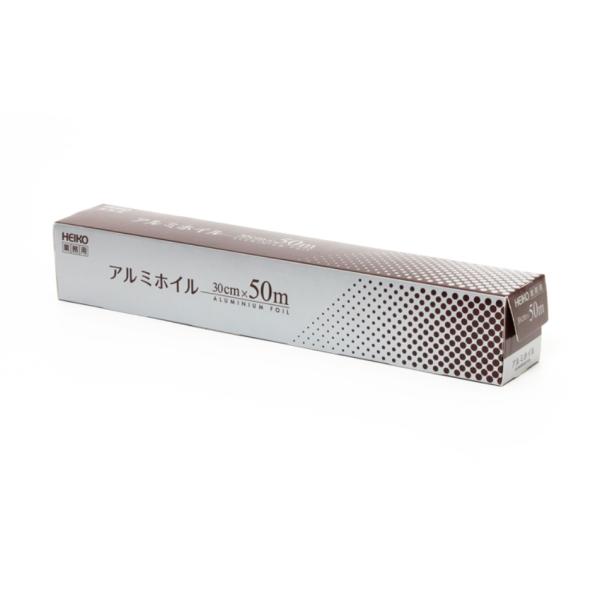 アルミホイル 業務用【HEIKO】30cmx50m巻き 1ケース【20本】（メーカー直送品）　#4326232