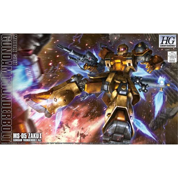BANDAI SPIRITS バンダイ スピリッツ HG 機動戦士ガンダム サンダーボルト ザク 旧ザク (GUNDAM THUNDERBOLT Ver.) 1/144スケール 色分け済みプラモデル