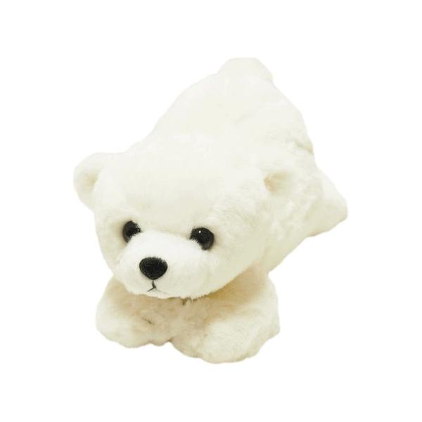 ぬいぐるみ 日本製 moffly シロクマ かわいい 癒し 三英貿易