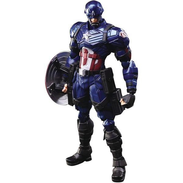 SQUARE ENIX - 新品　 プレイアーツ改 マーベルユニバース キャプテン・アメリカ hrco_tetsuyaca