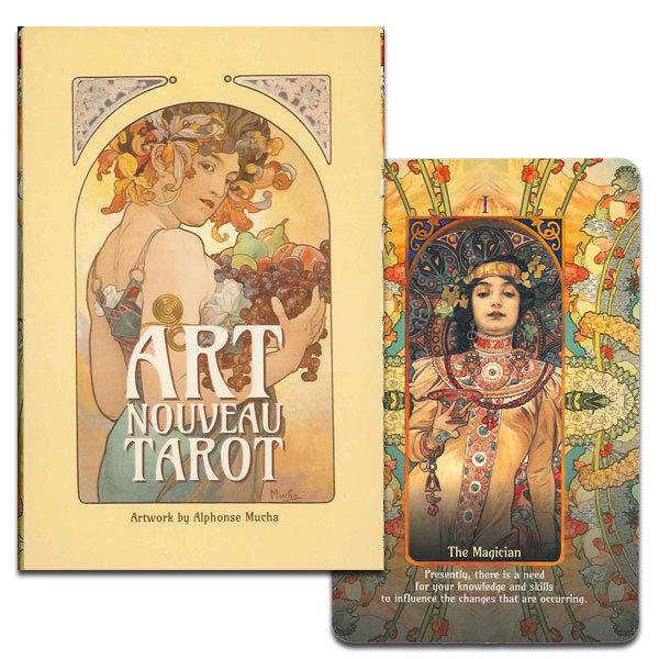 【正規品】アールヌーボー調レトロなヴィンテージアートタロット✨海外限定・入手困難 アールヌーボー・タロット（大アルカナのみ） : HERITAGE オンライン