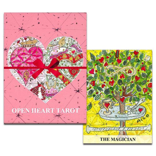 tanico★タロット2点 AICO氏による22枚のタロットカード】オープン・ハート・タロット 日本