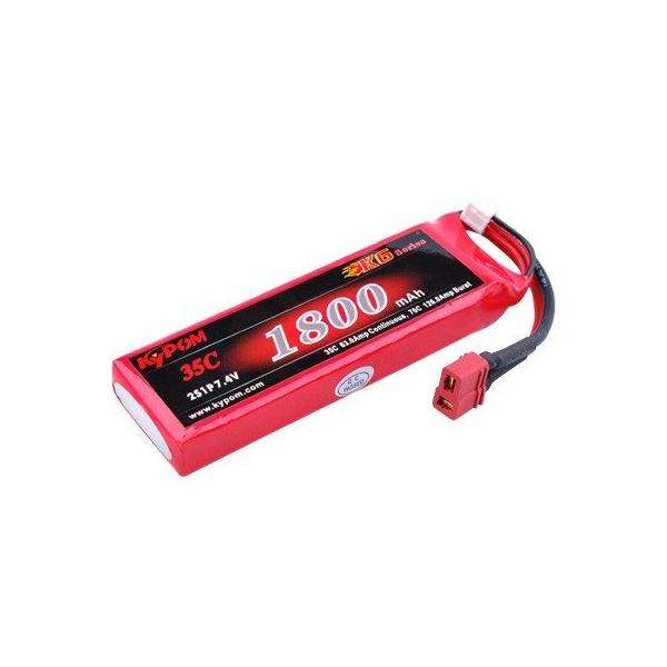 Kypom K6 7.4V 1800mAh 35C70C リポ バッテリー★ホビーショップ青空