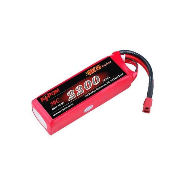 Kypom K6 14.8V 2200mAh 30C60C リポ バッテリー☆ホビーショップ青空  