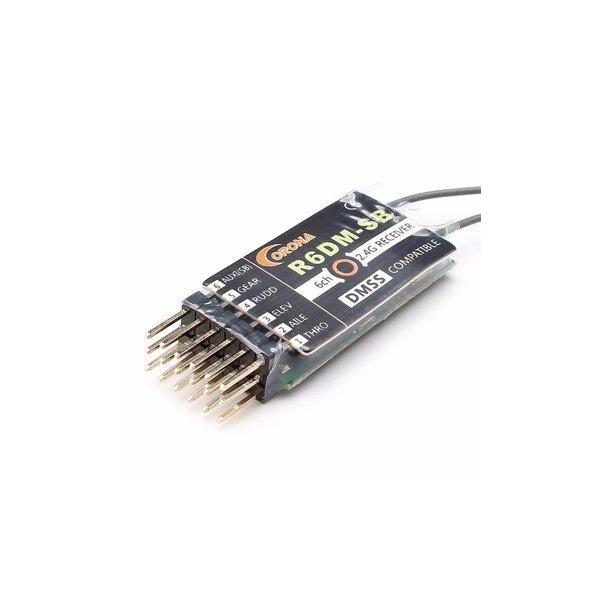 Corona DMSS 2.4GHz R6DM SB 6ch JR 互換 受信機 XG6 XG7 XG8