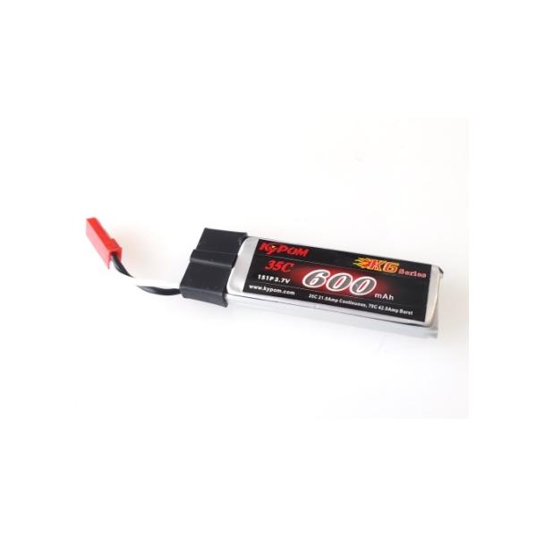 Kypom K6 3.7V 600mAh 35C70C リポ バッテリー★ホビーショップ青空