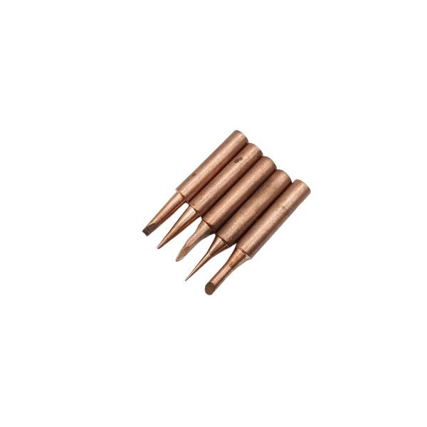 5セット 900M-T はんだごて 先端 交換 チップ 銅製 ハンダごて 半田ごて