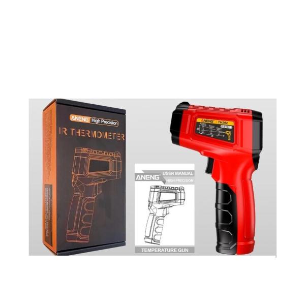 no2 TH202 温度計 赤 レーザー 赤外線 -50~600℃ サーモ 非接触 温度計 デジタル LCD 産業用屋外