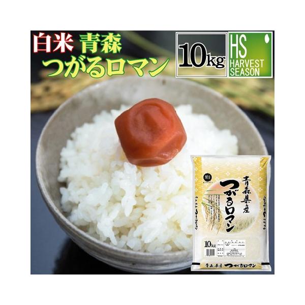 白米 10kg つがるロマン 青森県産 お米 令和元年産 送料無料