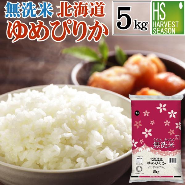 [精米時期訳アリ] 令和6年産 無洗米 5kg ゆめぴりか 北海道産 送料無料（SL）