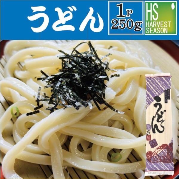 うどん 乾麺 250g 花いちもん麺 |メール便1梱包4袋迄/代引＆日時指定不可 | 9袋以上は宅配便 (北海道沖縄へ宅配便送料1520円) メール便全国一律250円
