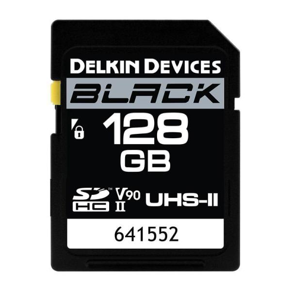 Delkin 128GB BLACK SD UHS-IIiU3/V90j[J[h [DSDBV90128]