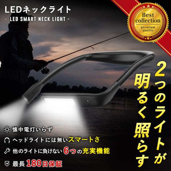 手をかざすだけでON/OFF！スマートセンサー搭載のハンズフリーネックライト手がふさがっていてもライトに触れる必要なし。センサー感知でストレスなく点灯・消灯ができる、まさに“次世代型の首掛けライト”です。明るい・軽い・便利!高輝度のLEDラ...