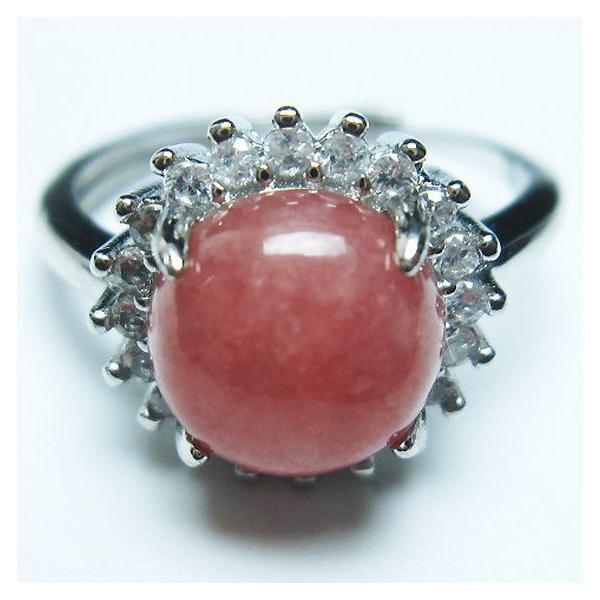 パワーストーン 天然石 インカローズ(ロードクロサイト)指輪(18号