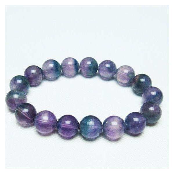 パワーストーン 天然石 フローライト ブレスレット 11mm t229-4924