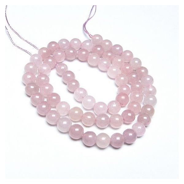 天然石　パワーストーン パワーストーン 天然石 ローズクォーツ一連6mm t374-1894 : H.S.K