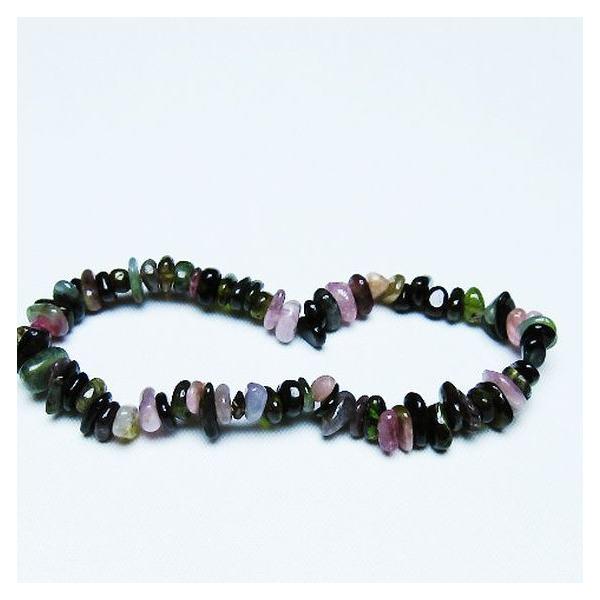 パワーストーン 天然石 ミックスカラートルマリンブレスレット t429
