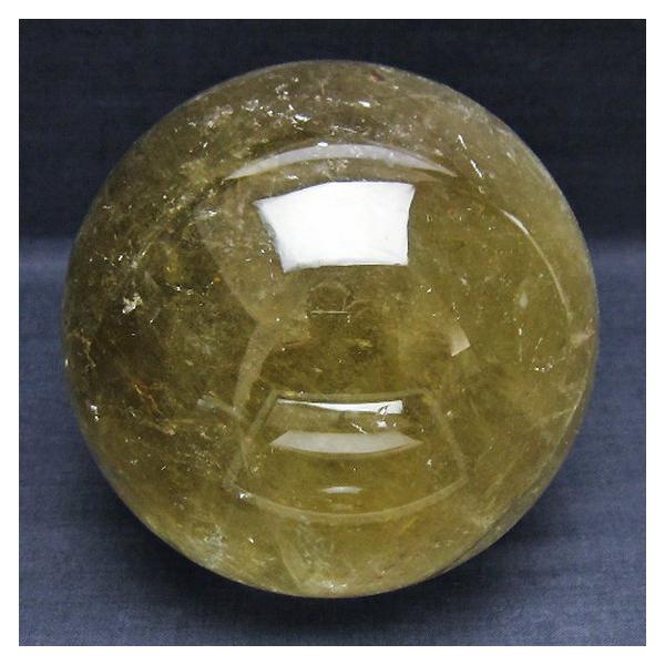 1.7Kgパワーストーン 天然石 シトリン水晶丸玉 110mm t529-5922