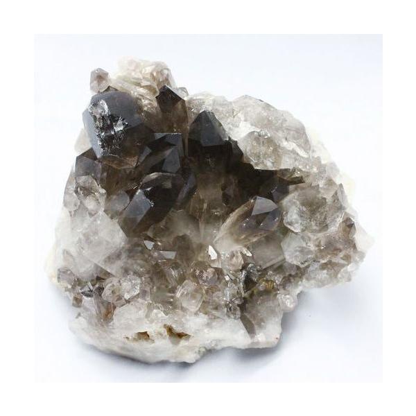 パワーストーン 天然石 ブラジル産 モリオン 純天然 黒水晶 クラスター