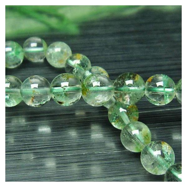 グリーンファントム 8mm～10mm ブレスレット 天然石 グリーンファントム ブレスレット 10mm [t493-5980]