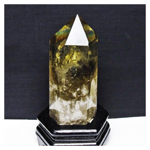 パワーストーン 天然石 シトリン水晶六角柱 t719-4967 : H.S.K STONE