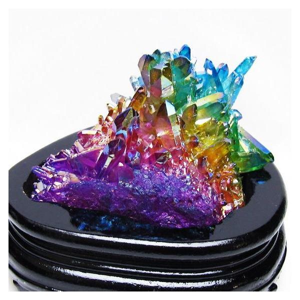 パワーストーン 天然石 オーラ水晶 オーラクリスタル クラスター
