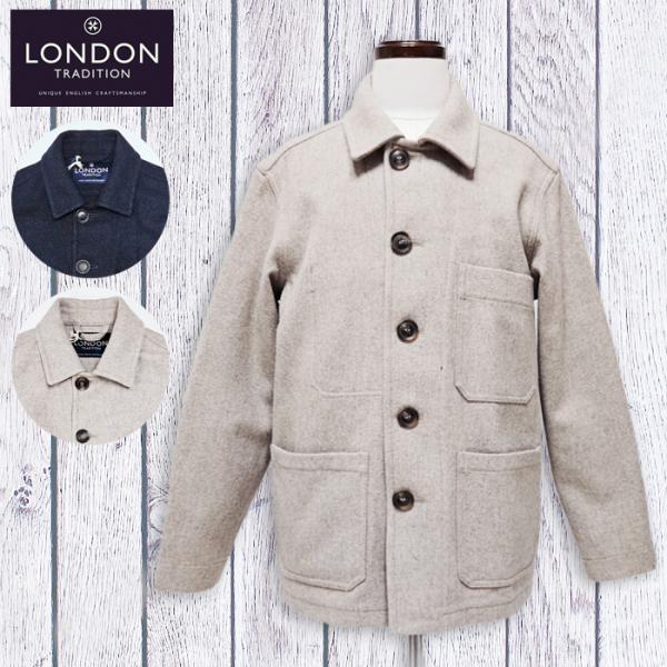 LONDON TRADITION ジャケット 別注 メンズ 英国製 ウール ロンドントラディション HACKNEY WORK JACKET ハックニーワークジャケット MADE IN ENGLAND