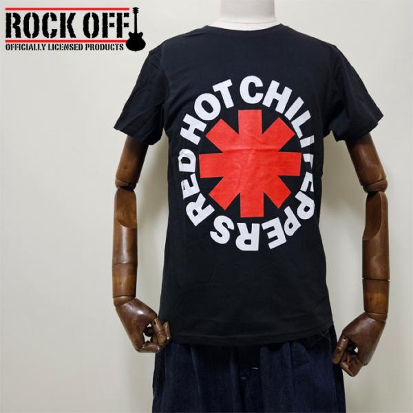red hot chili peppers ロゴTシャツ　バンドT レッチリ RED HOT CHILI PEPPERS】ロックTシャツ メンズ バンドTシャツ