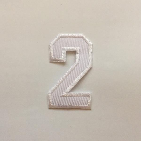 ワッペン 数字 刺繍 大 送料無料 アイロン アップリケ 文字