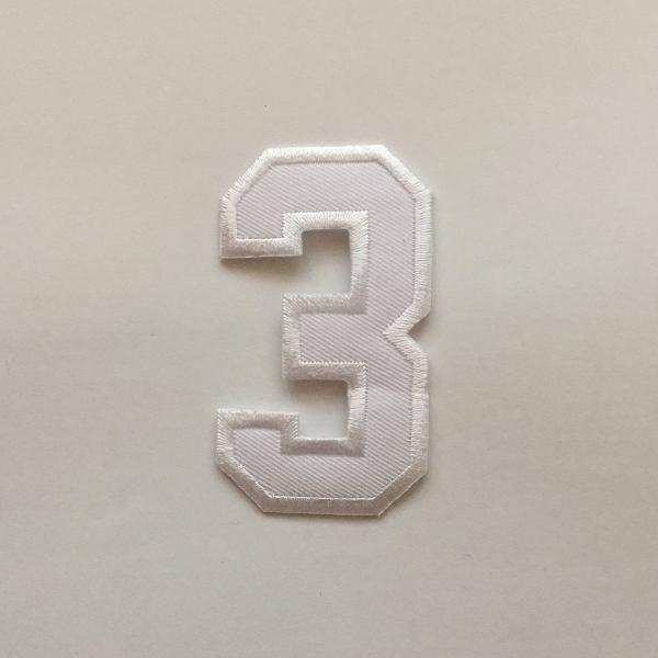 ワッペン 数字 刺繍 大 送料無料 アイロン アップリケ 文字