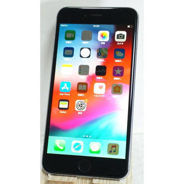 au iPhone6 Plus 64GB スペースグレー 本体 白ロム 053429 : hsmToys