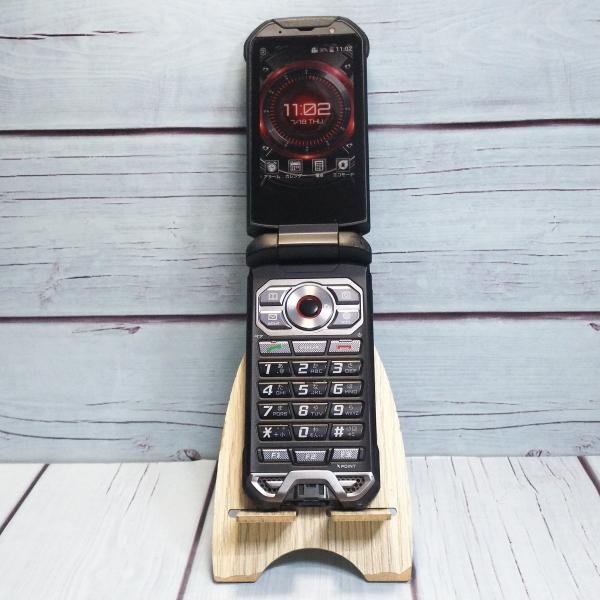 au 京セラ KYF33 TORQUE(トルク) X01 シルバー ガラホ 本体 白ロム [訳