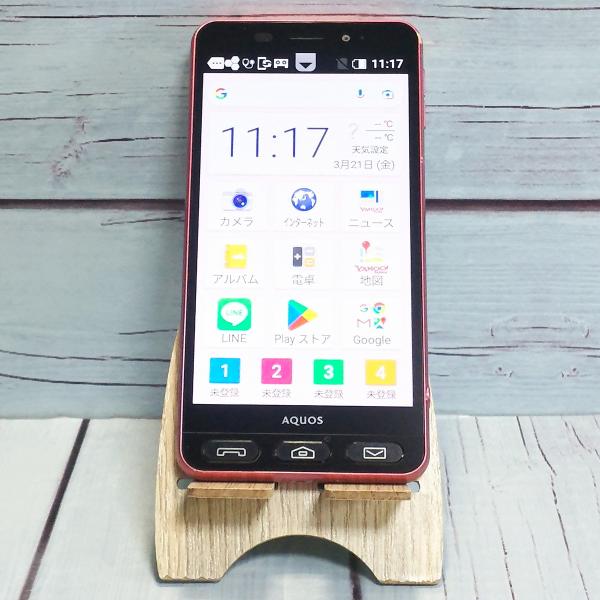 softbank シンプルスマホ3 509SH ピンク 本体 白ロム SIMロック