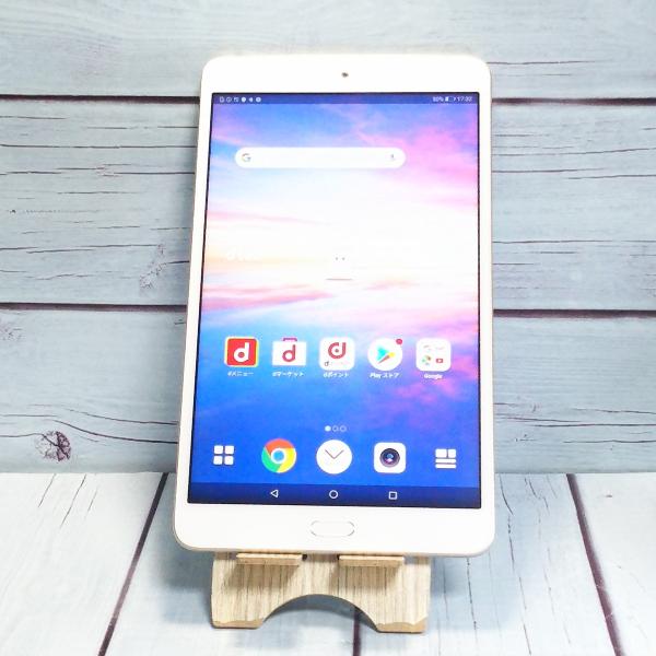 docomo dtab Compact d-02K ゴールド HUAWEI 本体 白ロム SIMロック