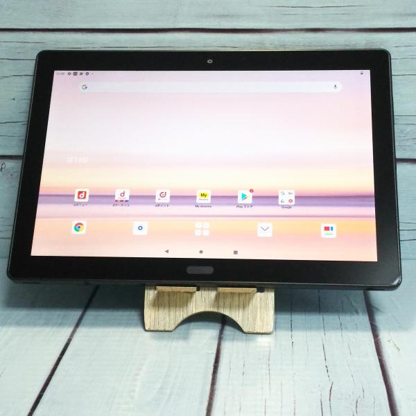 docomo dtab d-41A SHARP Androidタブレット ブラック 本体 白ロム SIM