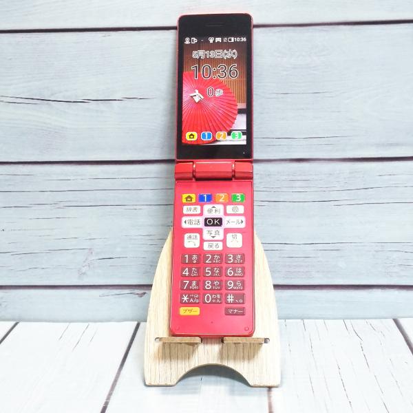 Softbank SHARP 807SH ピンク かんたん携帯10 本体 白ロム SIMロック