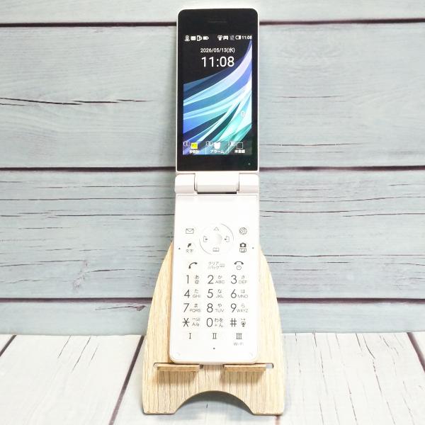 【美品】AQUOSケータイ3／805 SH Softbank 805SH SHARP AQUOS ケータイ3 ホワイト 本体 白ロム SIM