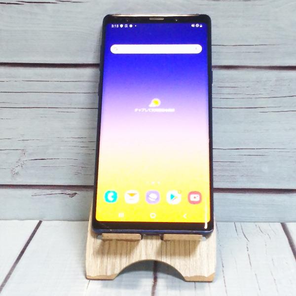 au SCV40 Galaxy Note9 オーシャンブルー [訳あり] 本体 白ロム SIM