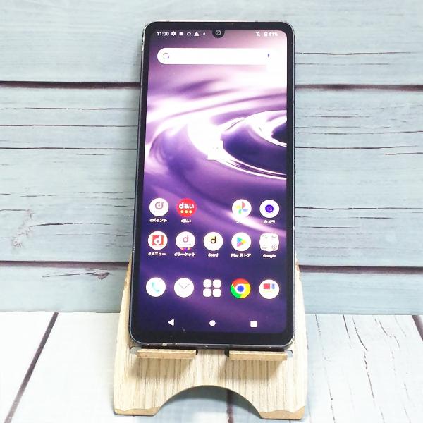 docomo SH-54B ブラック AQUOS sense6 本体 白ロム SIMロック解除済み