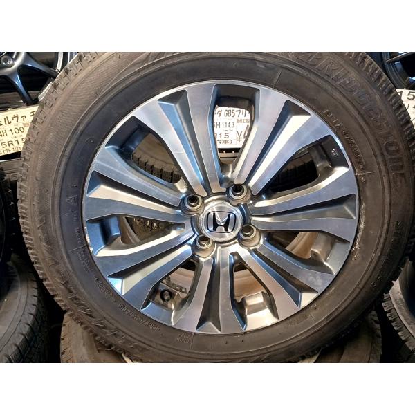 フリードGB3 スチール VRX 185/65R15 スタッドレス 4本 フリード 中古スタッドレスセット☆GB3フリード純正☆VRX☆185/65R15