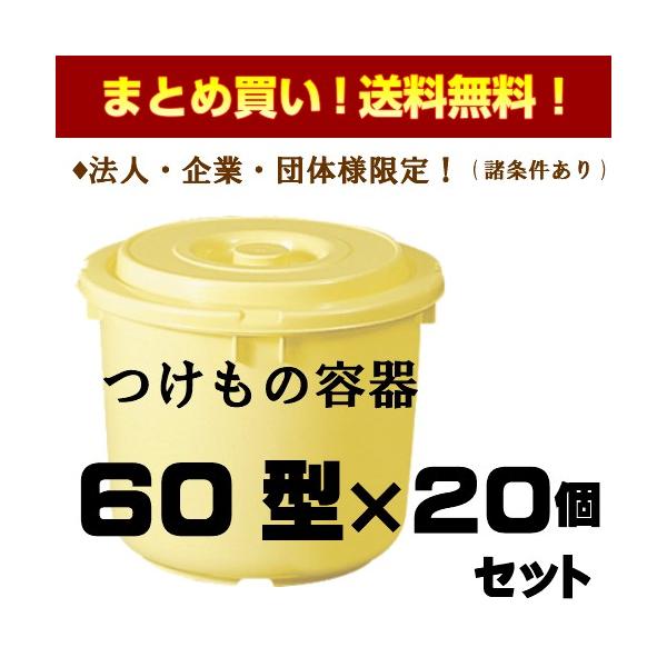 新輝合成(TONBO) トンボ つけもの容器 60型(押しフタ付き) 20個セット