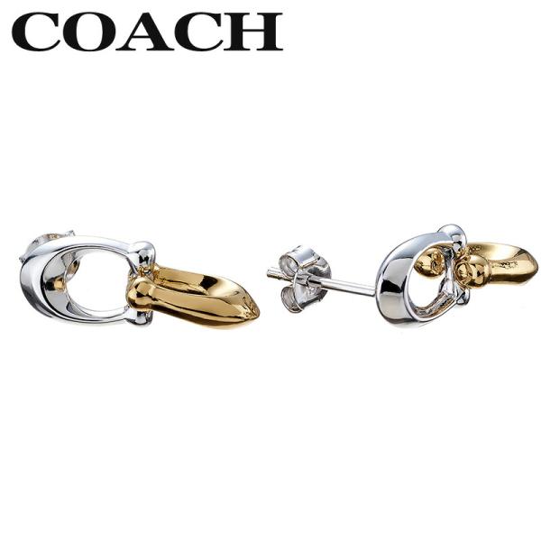 コーチ アクセサリー COACH ピアス アクセサリー シルバー ゴールド 両耳用 351443TWO974 シンプル カジュアル 人気 おすすめ おしゃれブランド プレゼント