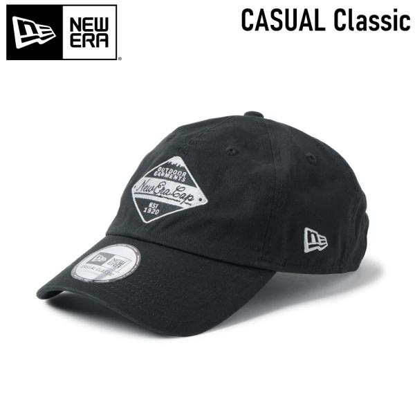 2026SS NEW ERA カジュアルクラシック コットン Diamond Logo ブラック｜アウトドア 14774308 ニューエラ キャップ イージースナップ ギフト 正規取扱店