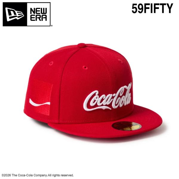 2026FW NEW ERA 59FIFTY Coca-Cola コカ・コーラ スカーレット コカ・コーラ コラボ コカコーラ コーラ Coca Cola 飲料水 ニューエラ キャップ