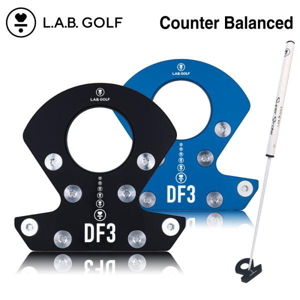 LABゴルフ、DF3パター 34インチ、青 L.A.B. GOLF（ラブ・ゴルフ） 正規販売店 Directed Force 3 ダイレクト