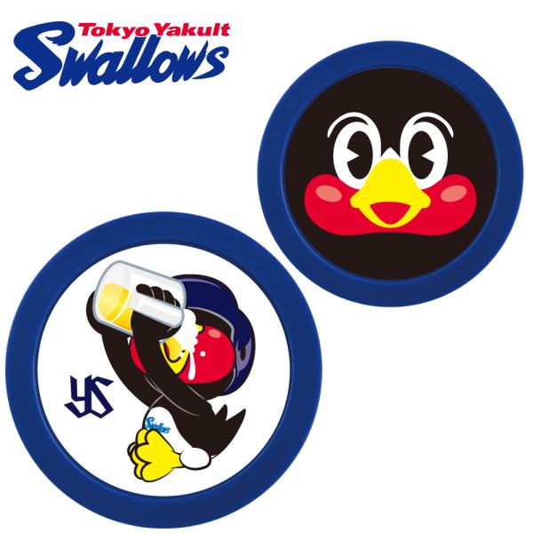 東京ヤクルトスワローズ ゴルフマーカー つば九郎 ブルー MK0555 Tokyo Yakult Swallows プロ野球 NPB ヤクルト スワローズ つばめ キャラクター チップ コイン