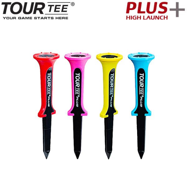 TOUR TEE PLUS HIGH LAUNCH 80mm 4本入 (レッド) ツアーティー プラス