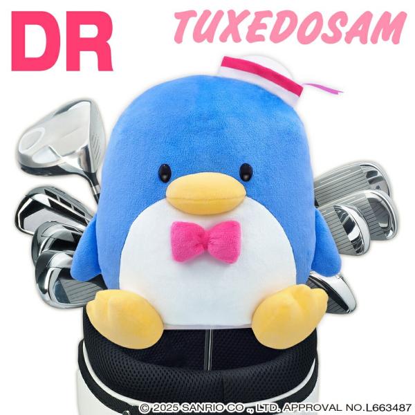 ヘッドカバー サンリオ タキシードサム ドライバー用 460cc対応 txhd001 DR用 Sanrio おしゃれ かわいい キャラクター 公式ライセンス サンリオキャラクターズ