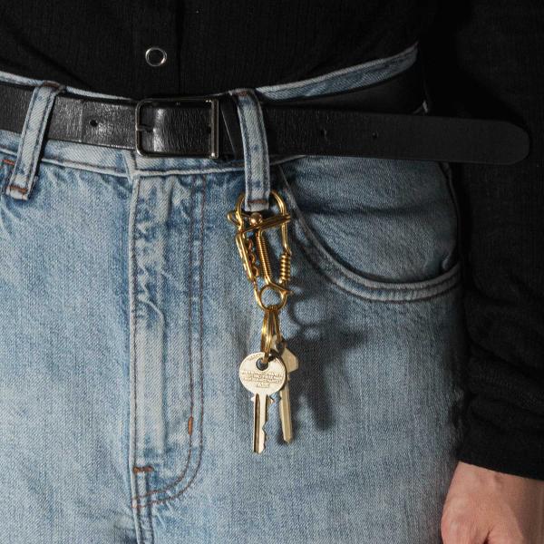 カラビナ キーリング Metal Wire Carabiner メタル ワイヤー カラビナ 真鍮 ギフト スチール メタル