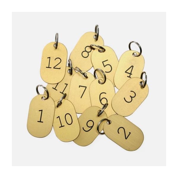 ゴールドと黒の鍵デザインキーリング AA-248-1 Live Dio ZX 2層アクリル製 金黒 2重リング